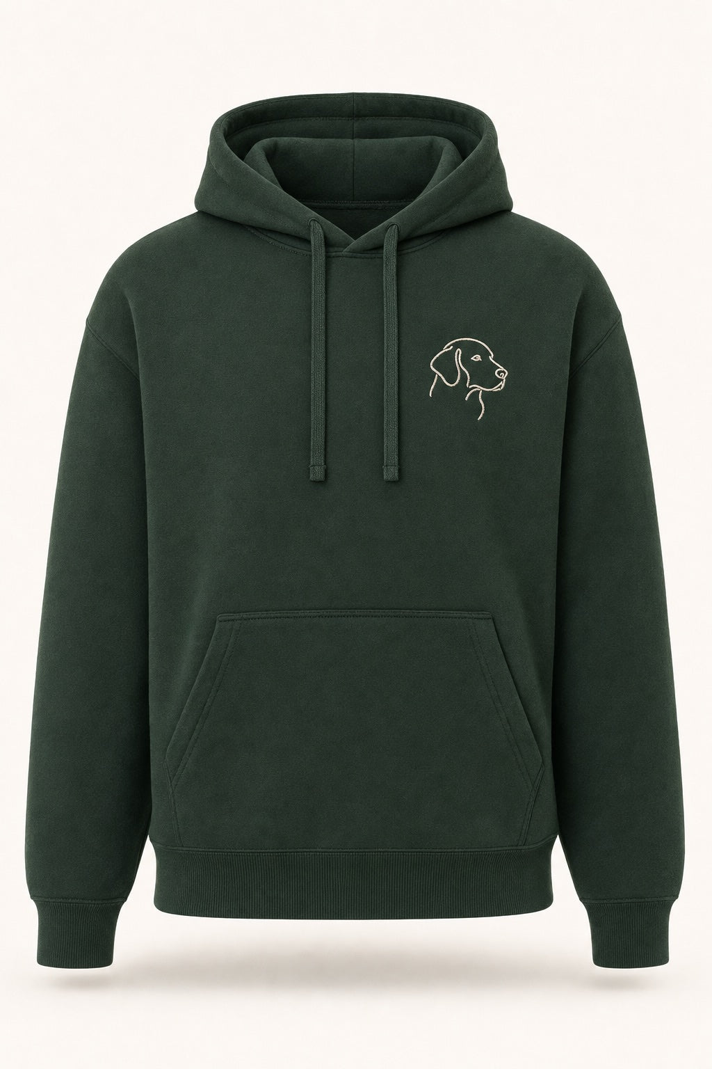 Moletom Canguru Personalizado Por Linhas — Verde Floresta